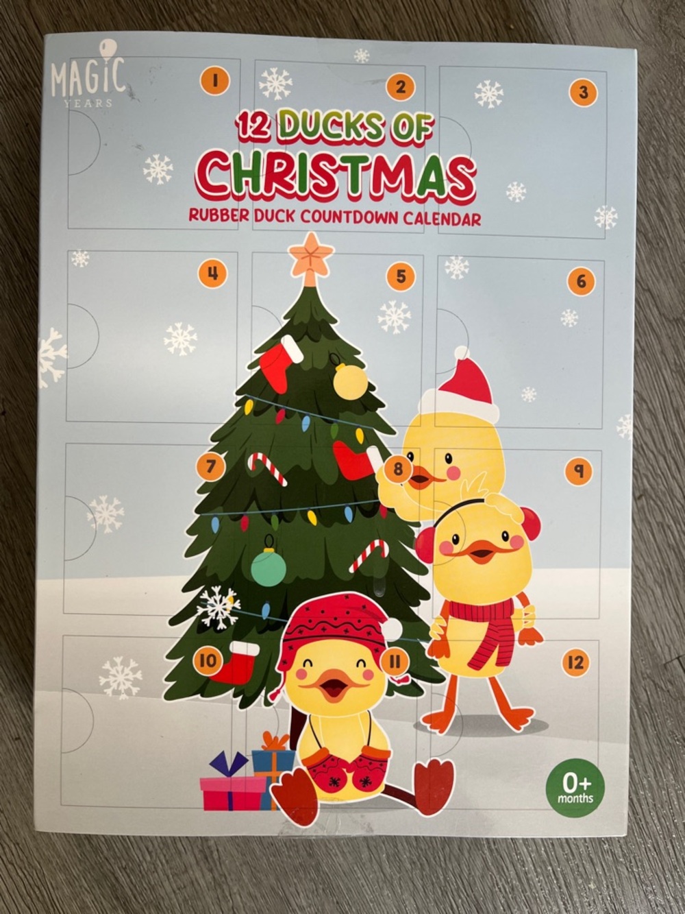 12 Ducks of Christmas Rubber Duck Countdown Calendar